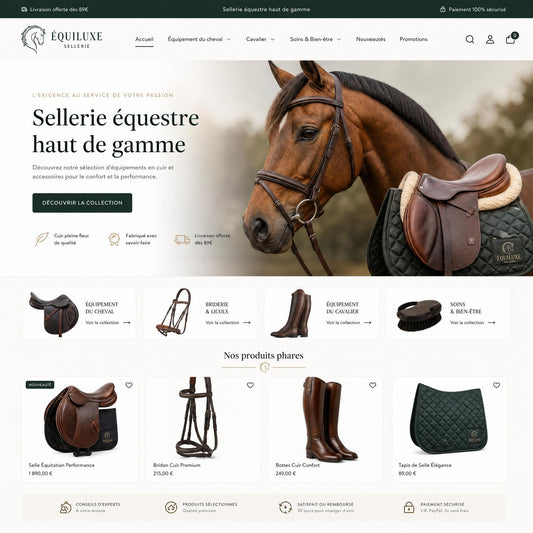 Pourquoi votre sellerie a tout à gagner à lancer sa boutique shopify en 2026