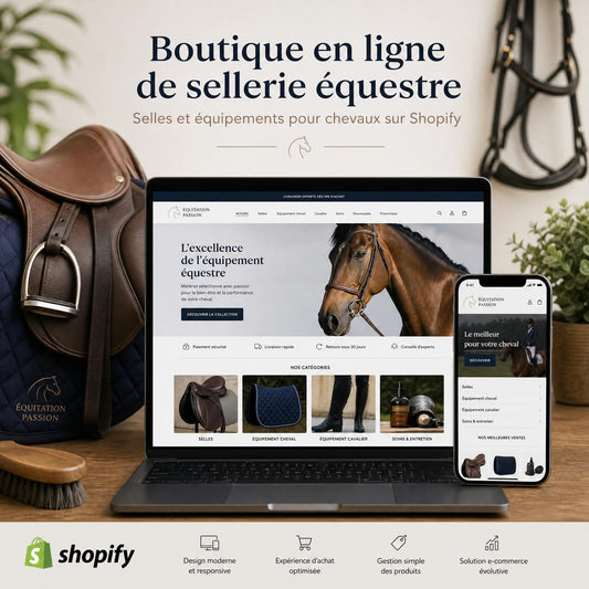 Pourquoi une sellerie a tout à gagner à lancer sa boutique shopify en 2026