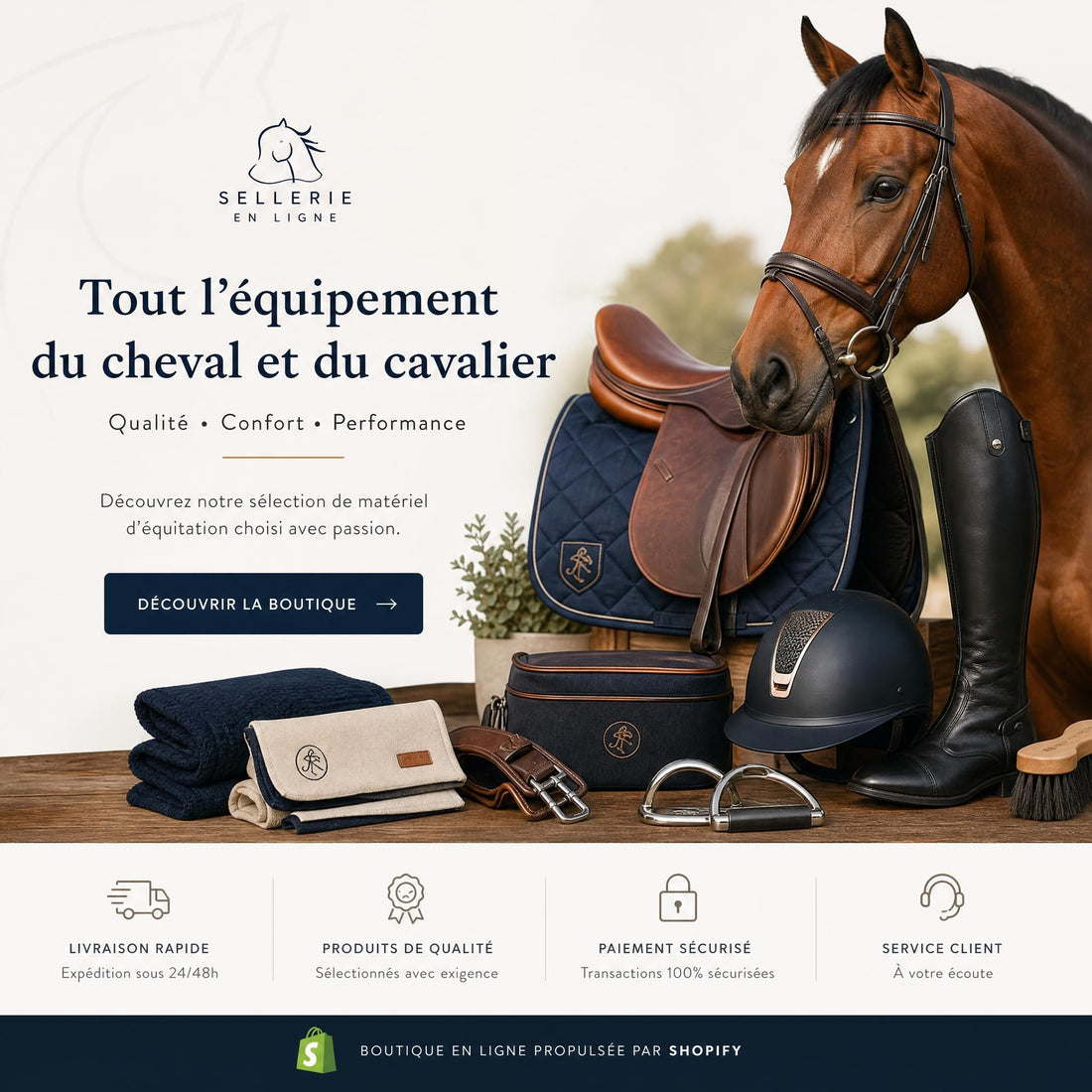 Ouvrir une sellerie en ligne avec shopify : le guide essentiel pour réussir en e-commerce