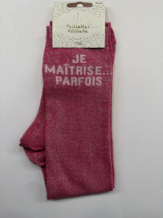 Paillettes Attitude - Je maitrise parfois
