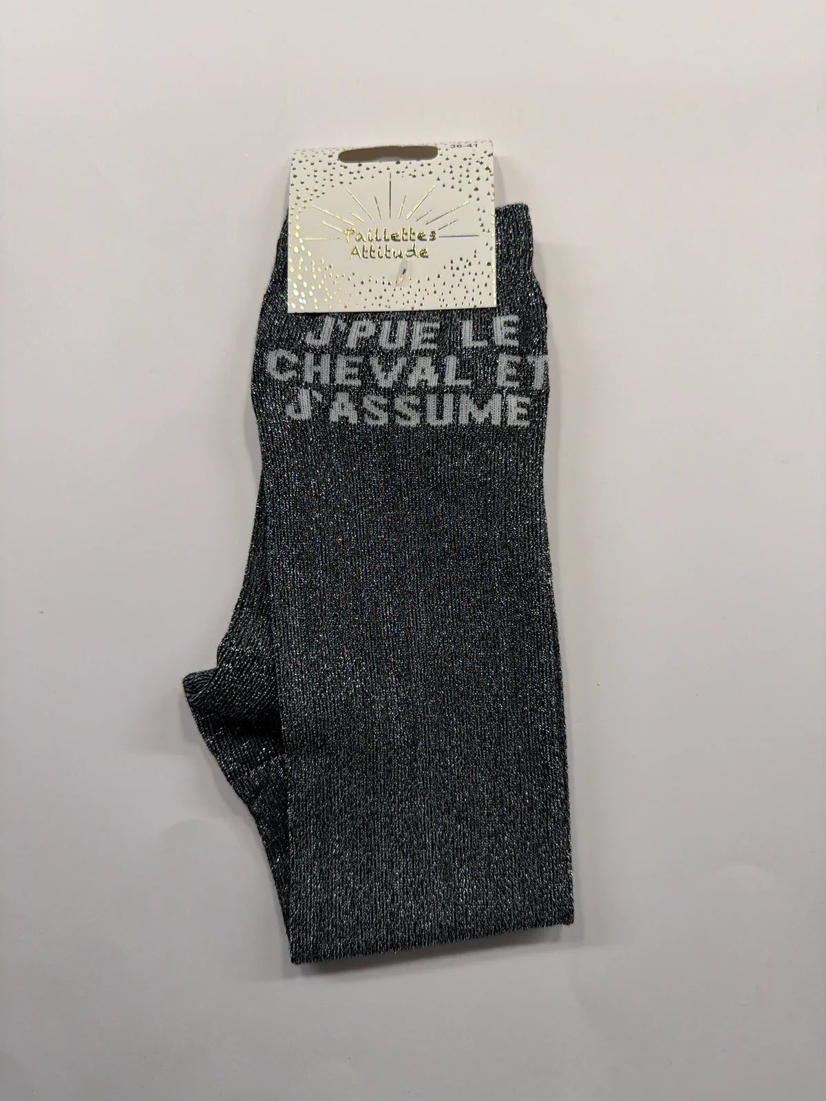 Paillettes Attitude - J’pue le cheval et j’assume