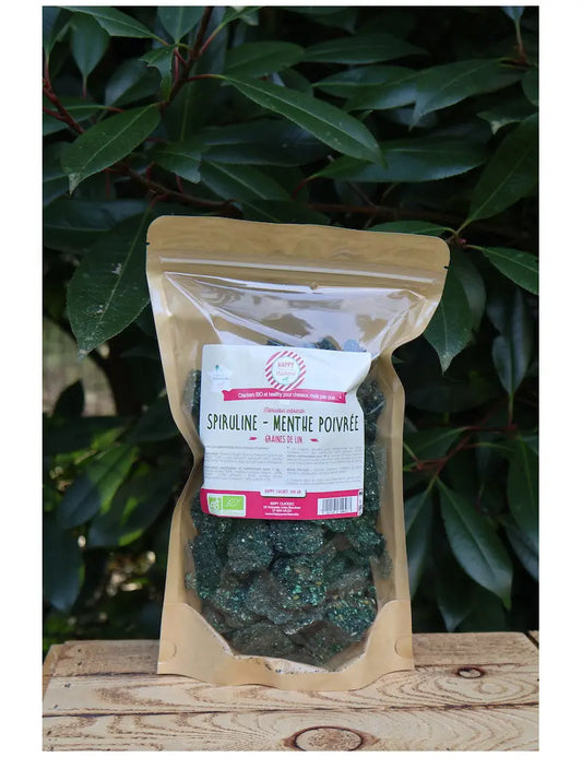 Crackers Cheval Spiruline Menthe poivrée B.M