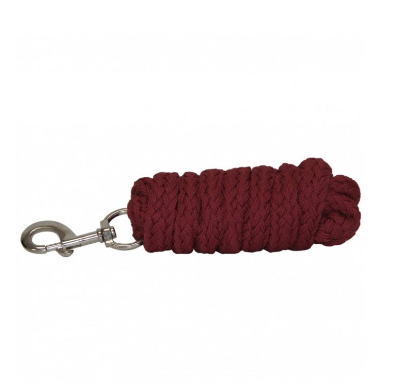 Longe tressée unie boucle blanche Canter B.M