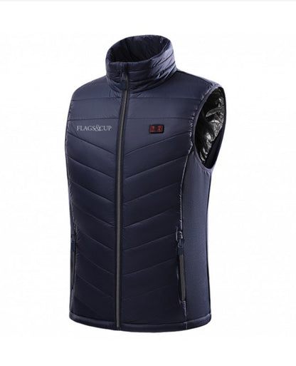 Flags&Cup- Bodywarmer chauffant unisex B.M sellerie