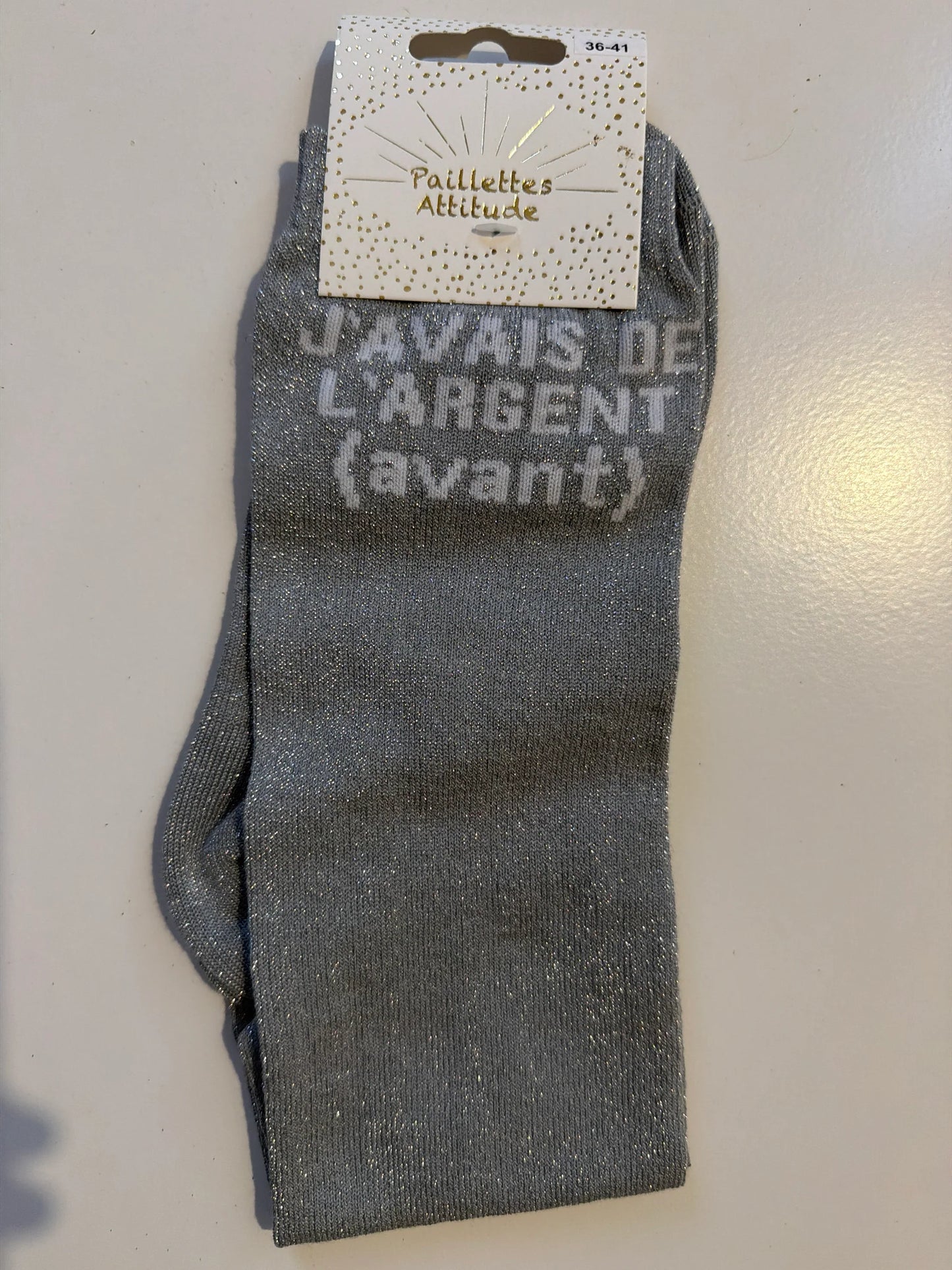 Paillettes Attitude - J’avais de l’argent (Avant)