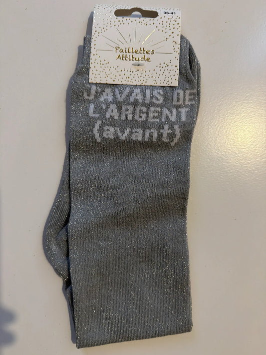 Paillettes Attitude - J’avais de l’argent (Avant)