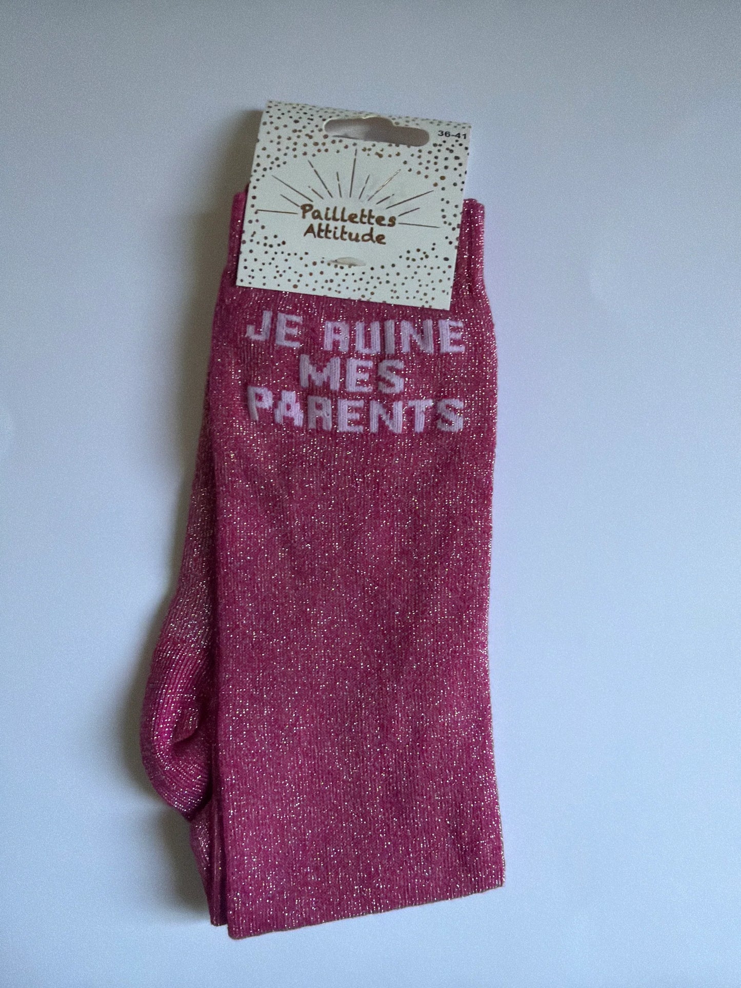 Paillettes Attitude - Je ruine mes mes parents